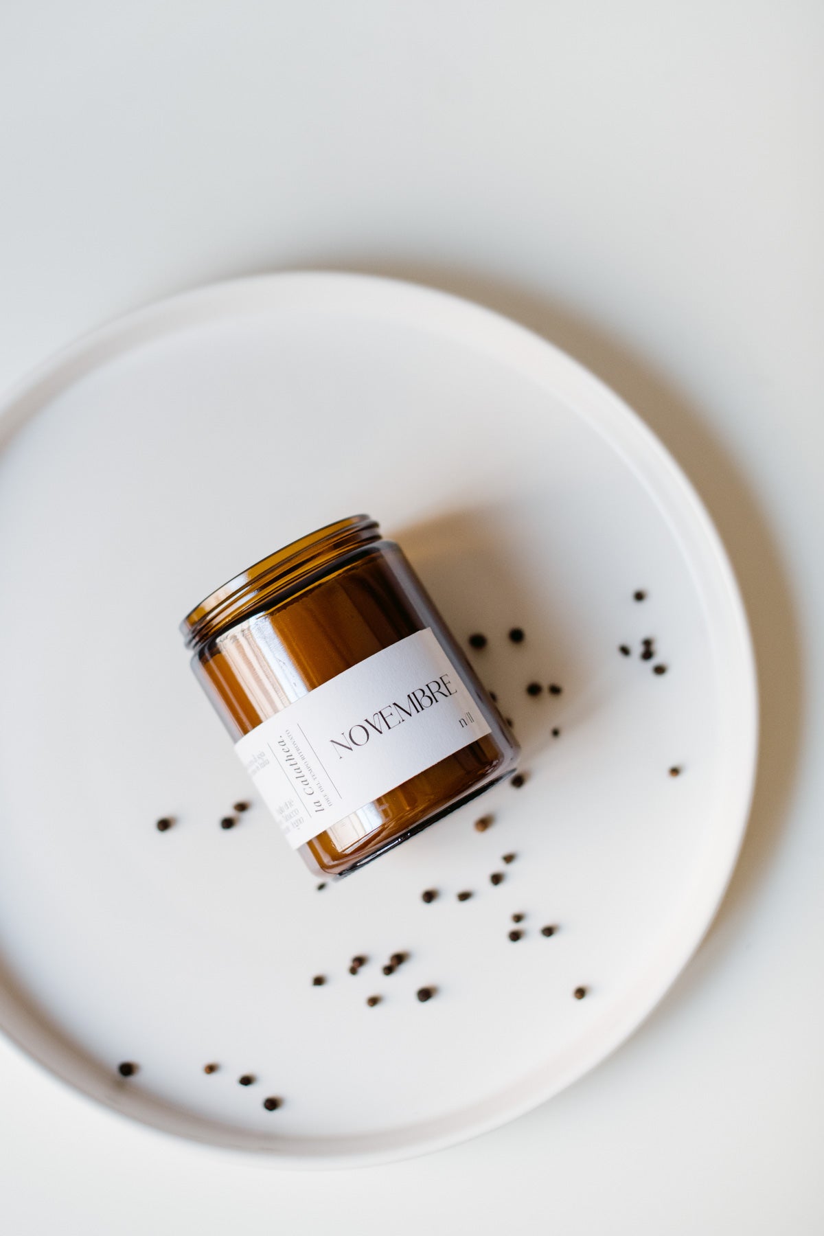 Candela in cera di soia Novembre - La Calathea