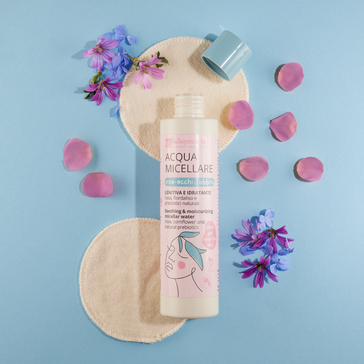 Acqua micellare viso/occhi/labbra - La Saponaria