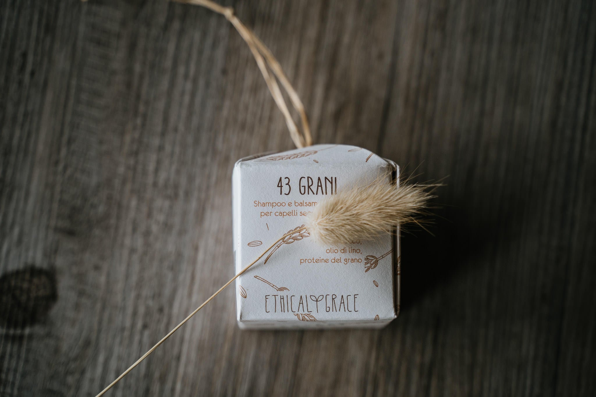 Shampoo solido 2in1 43 grani (per capelli secchi, ricci o tinti) - Etichal Grace