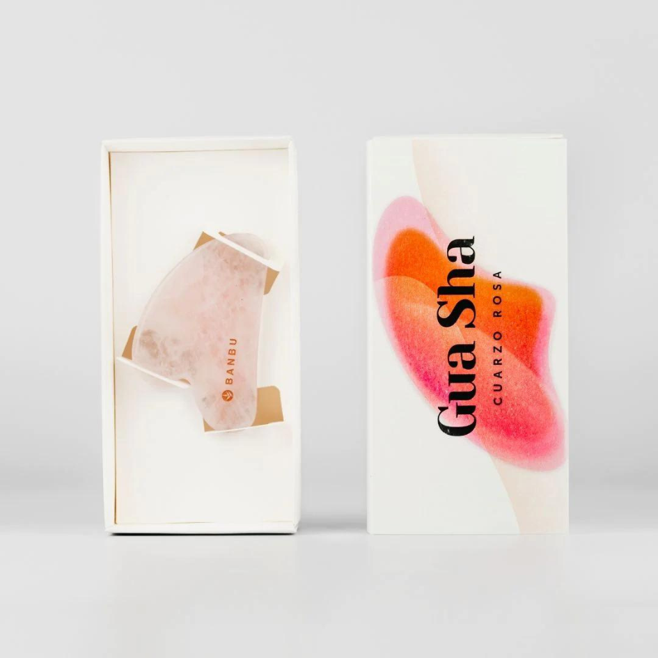 Gua Sha in quarzo rosa - Banbu