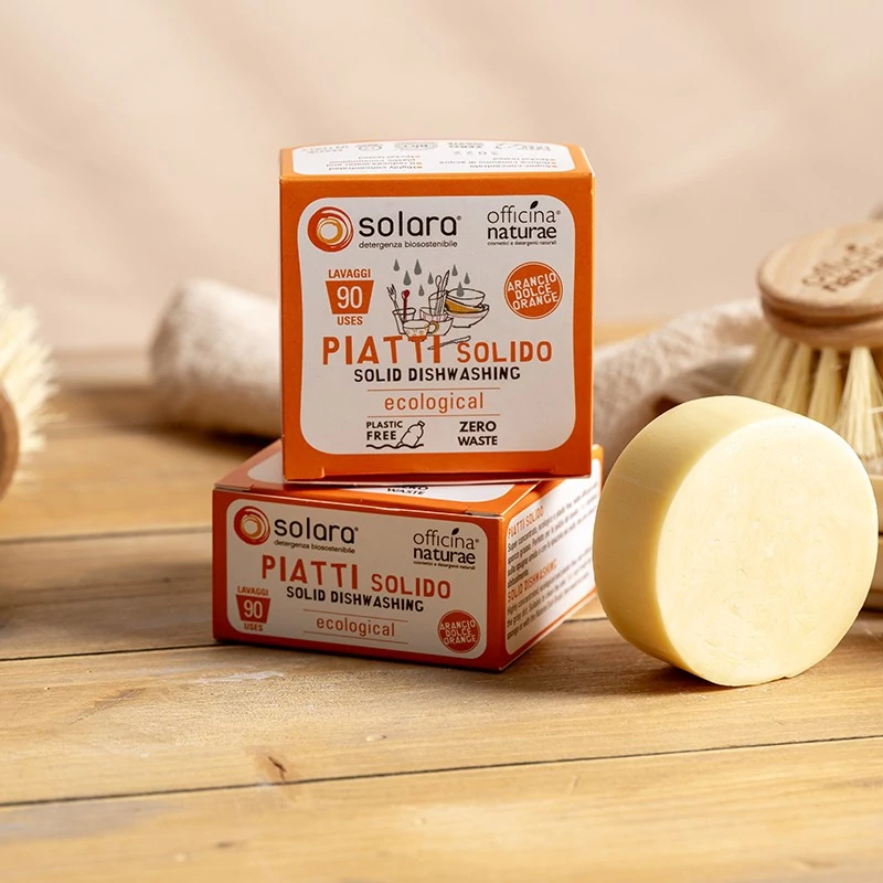 Sapone piatti solido Arancio Dolce - Officina Naturae