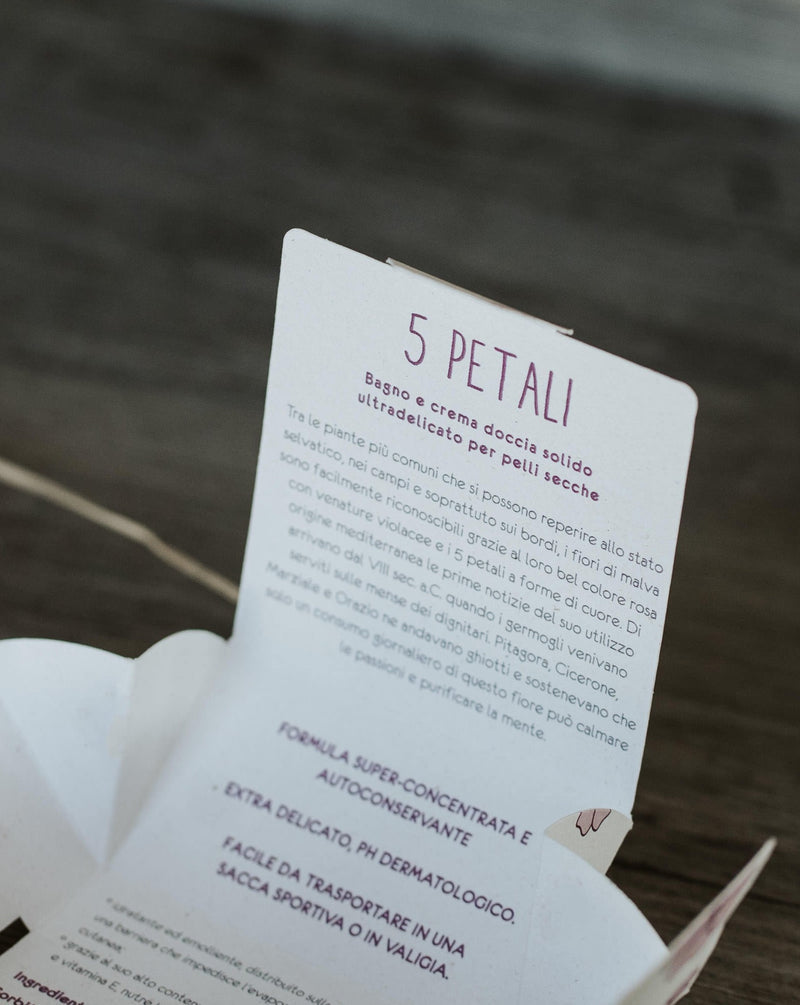 Bagnodoccia solido 5 petali (per pelli secche) - Ethical Grace