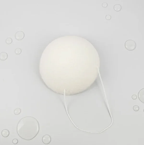 Spugna in konjac bianca per il viso - Banbu