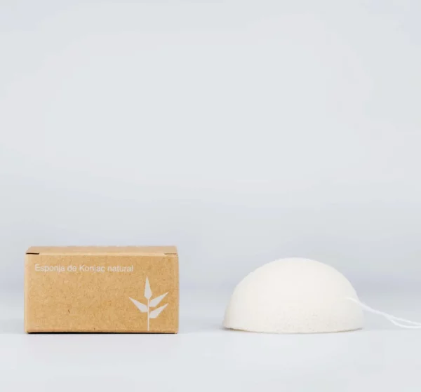 Spugna in konjac bianca per il viso - Banbu