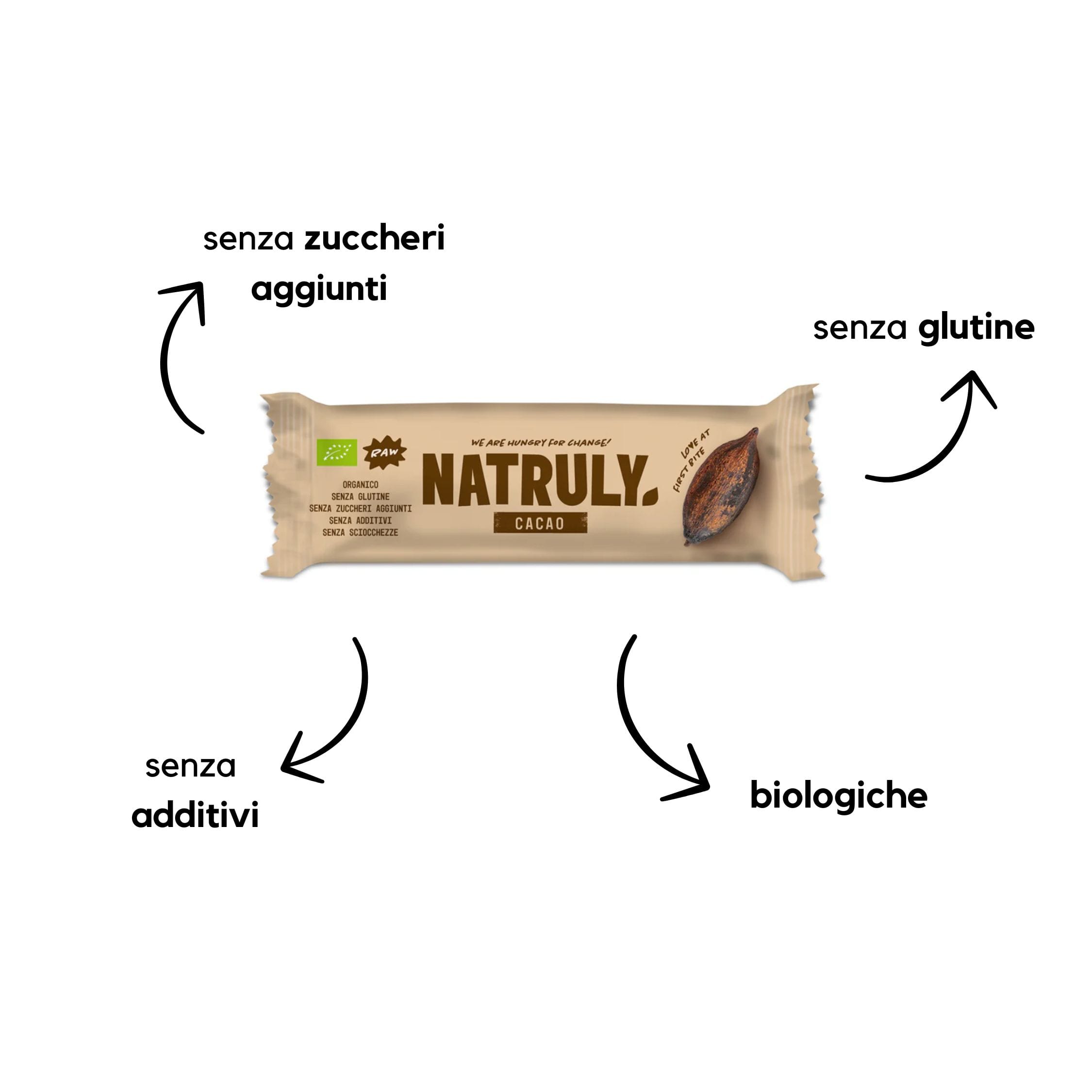 Barretta Cacao (42% frutta secca bio) - Natruly