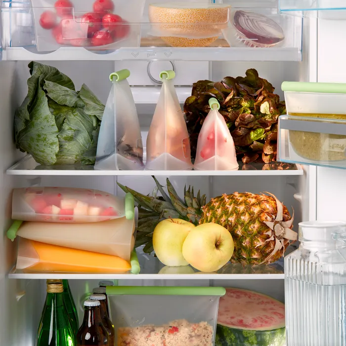 buste e coperchi in silicone per alimenti