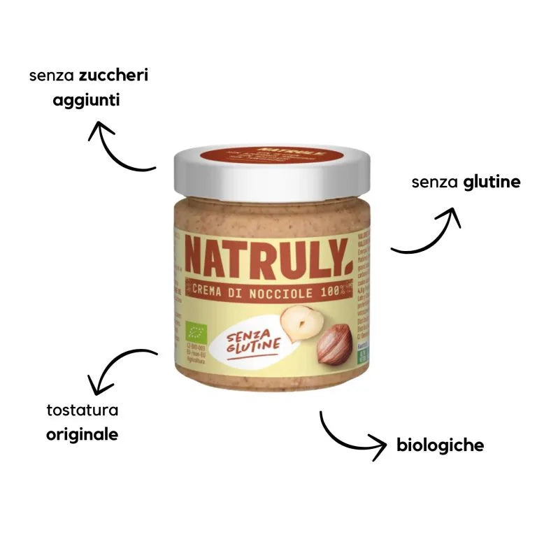 Crema di nocciole 100% - Natruly