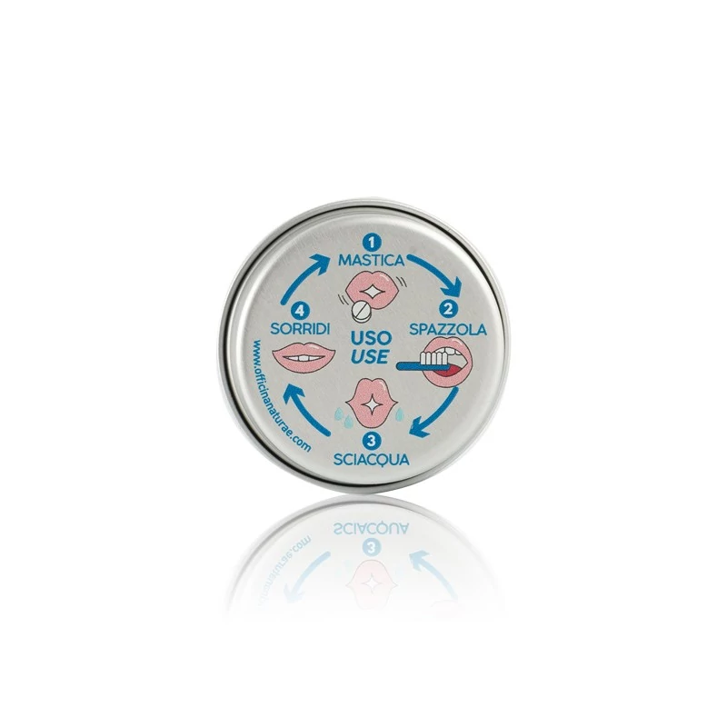 dentifricio pastiglie menta officina naturae