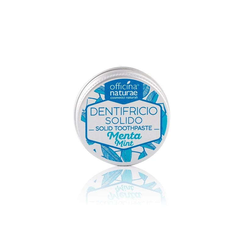 dentifricio solido pastiglie menta