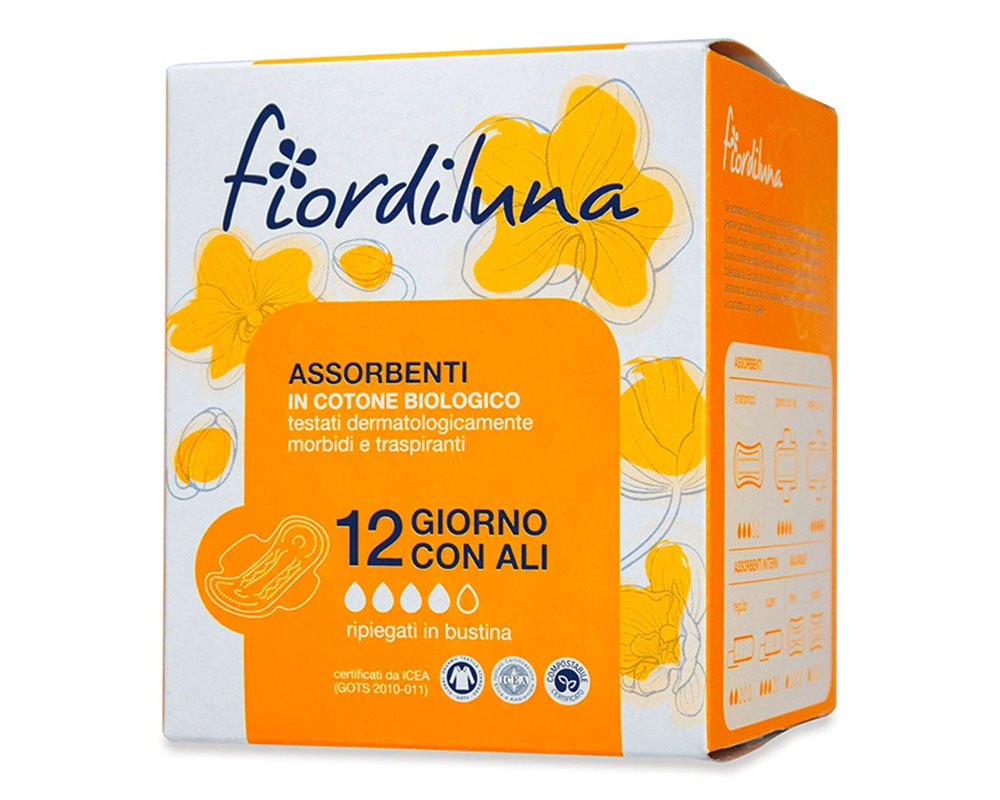 Assorbenti giorno con ali - Fiordiluna
