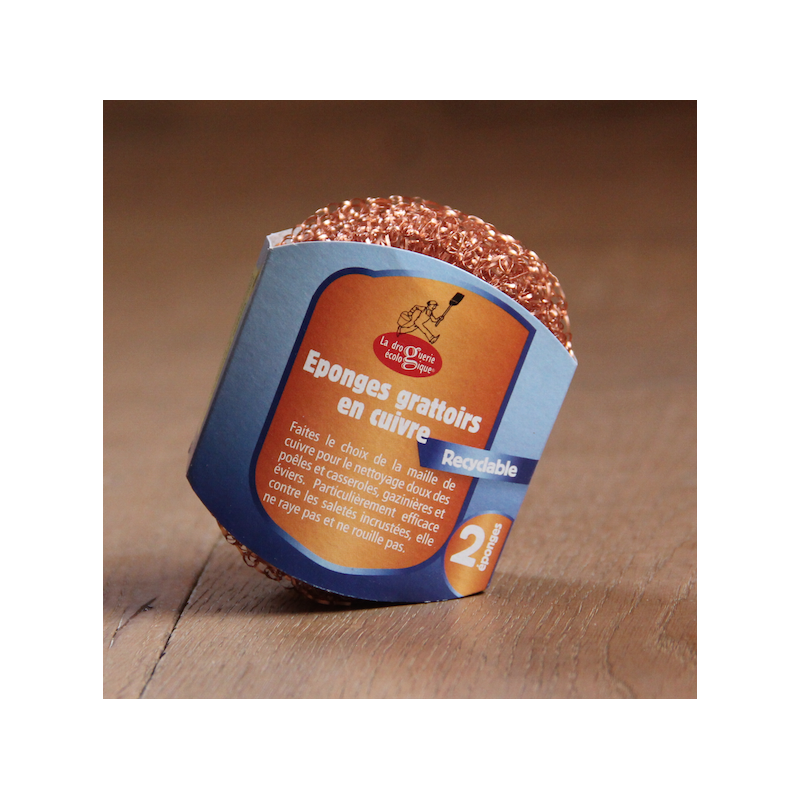Spugna per pentole in rame (set da 2pz)