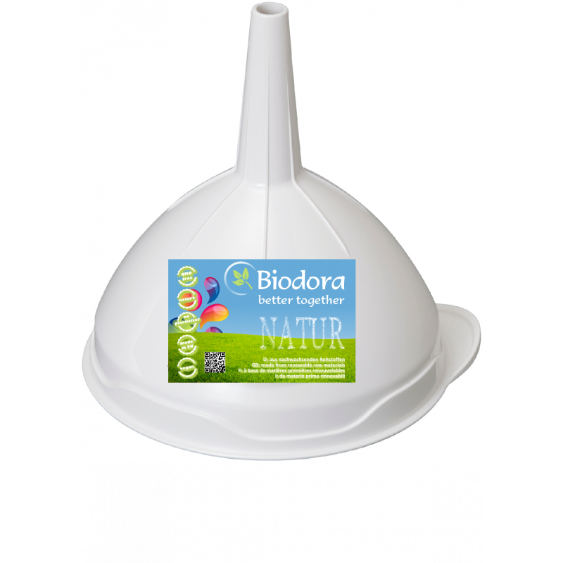 imbuto in bioplastica bianco piccoli passi green