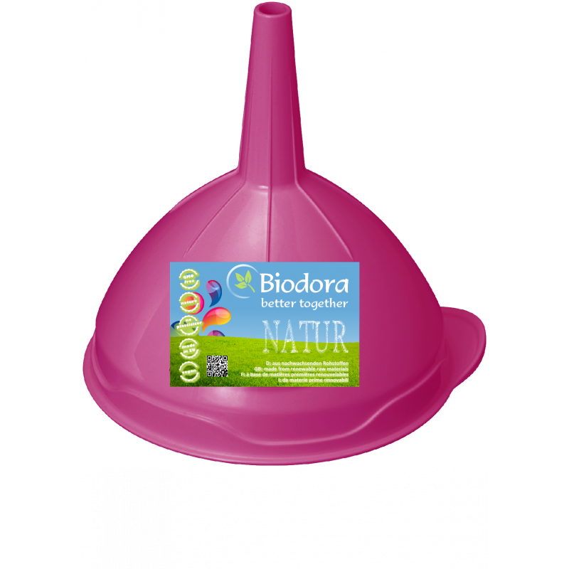 imbuto in bioplastica viola piccoli passi green