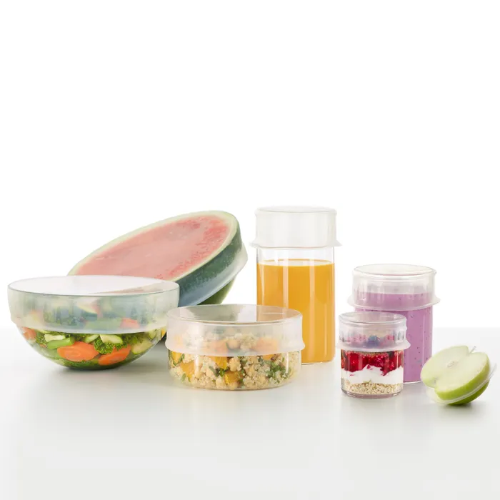 set coperchi in silicone lekue