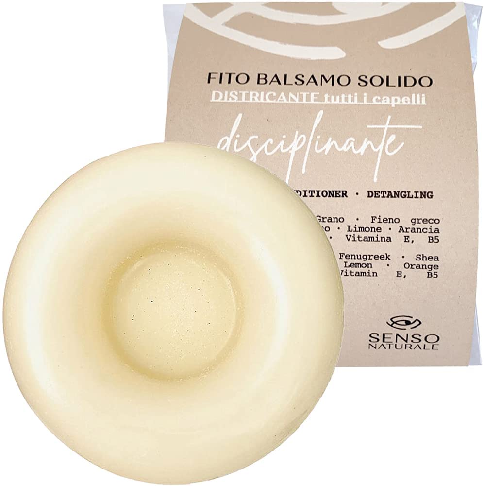 Senso Naturale. Balsamo solido districante per tutti i tipi di capelli.
