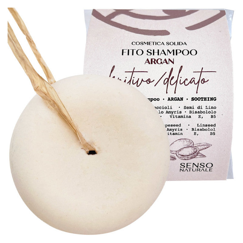 Shampoo solido lenitivo/delicato (per capelli normali/cute sensibile) - Senso Naturale