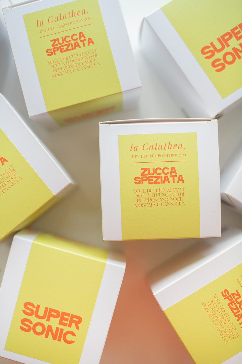 Candela in cera di soia Supersonic - La Calathea