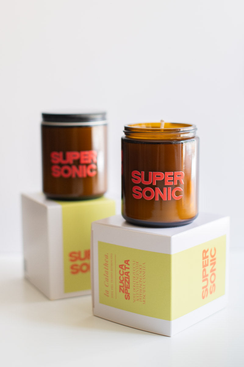Candela in cera di soia Supersonic - La Calathea