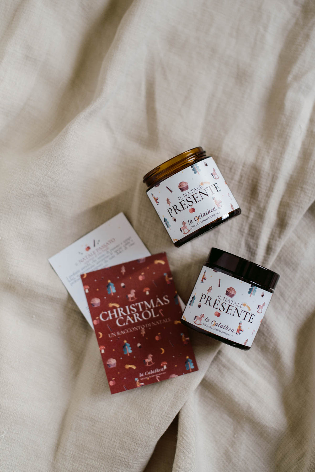 Cofanetto candele "Christmas Carol" - La Calathea