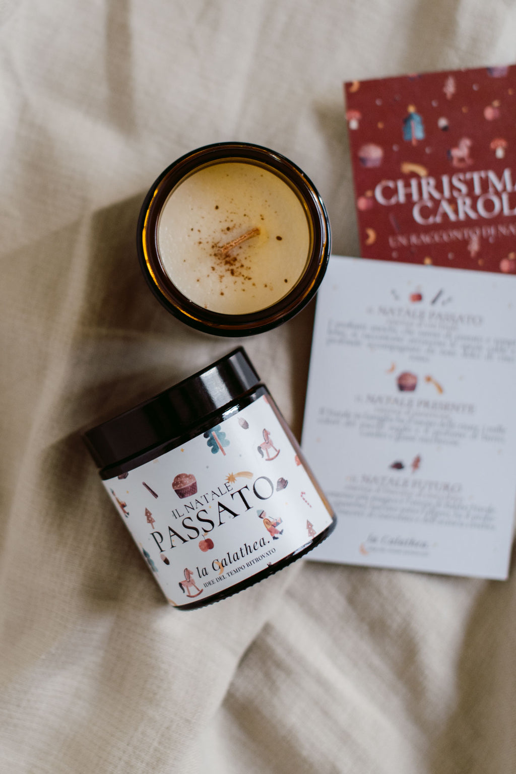 Cofanetto candele "Christmas Carol" - La Calathea