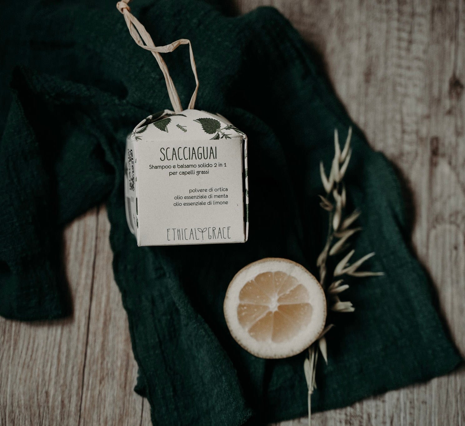 Shampoo solido 2in1 Lo Scacciaguai (purificante, per capelli grassi) - Ethical Grace