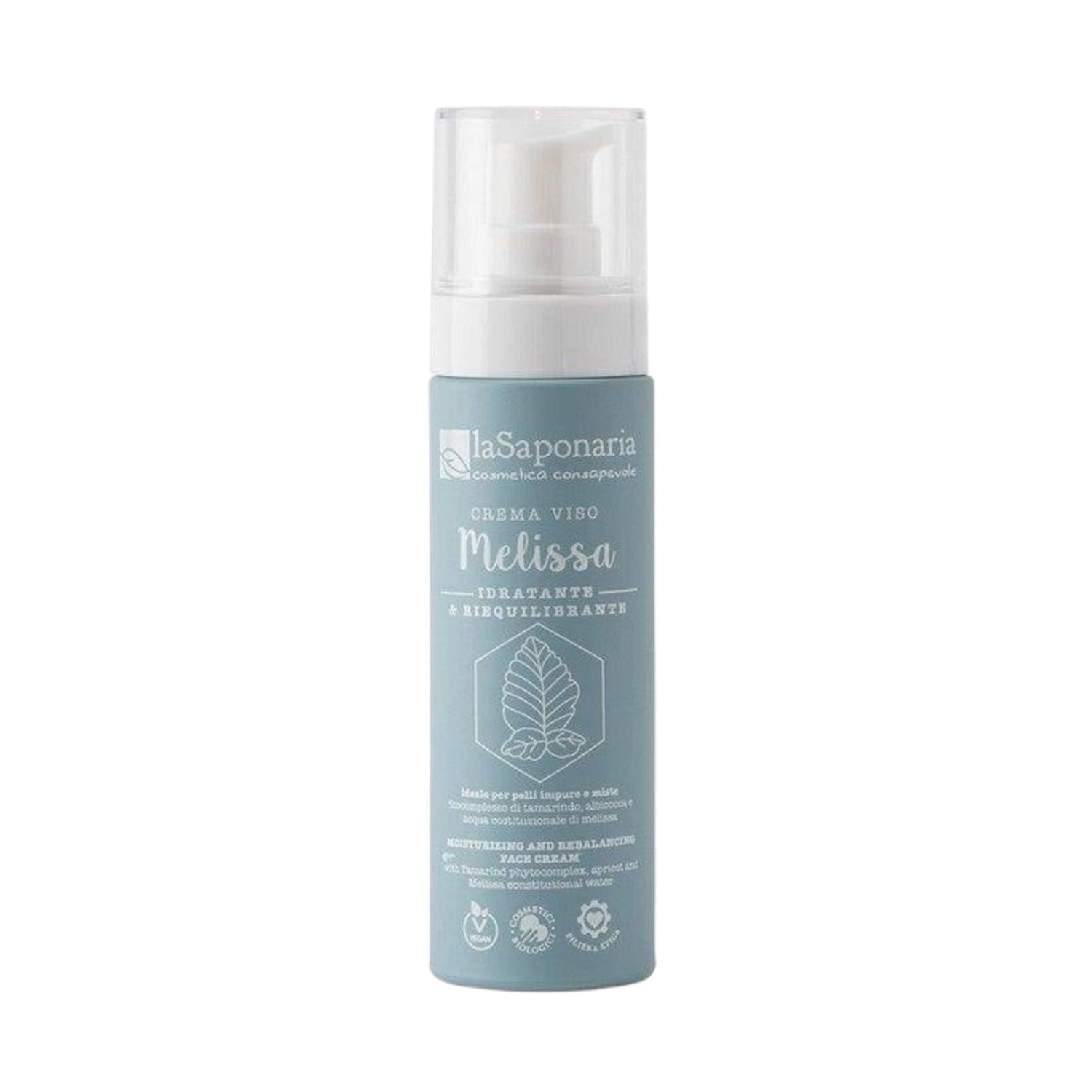 Crema viso bio Melissa (pelli miste e impure) - La Saponaria