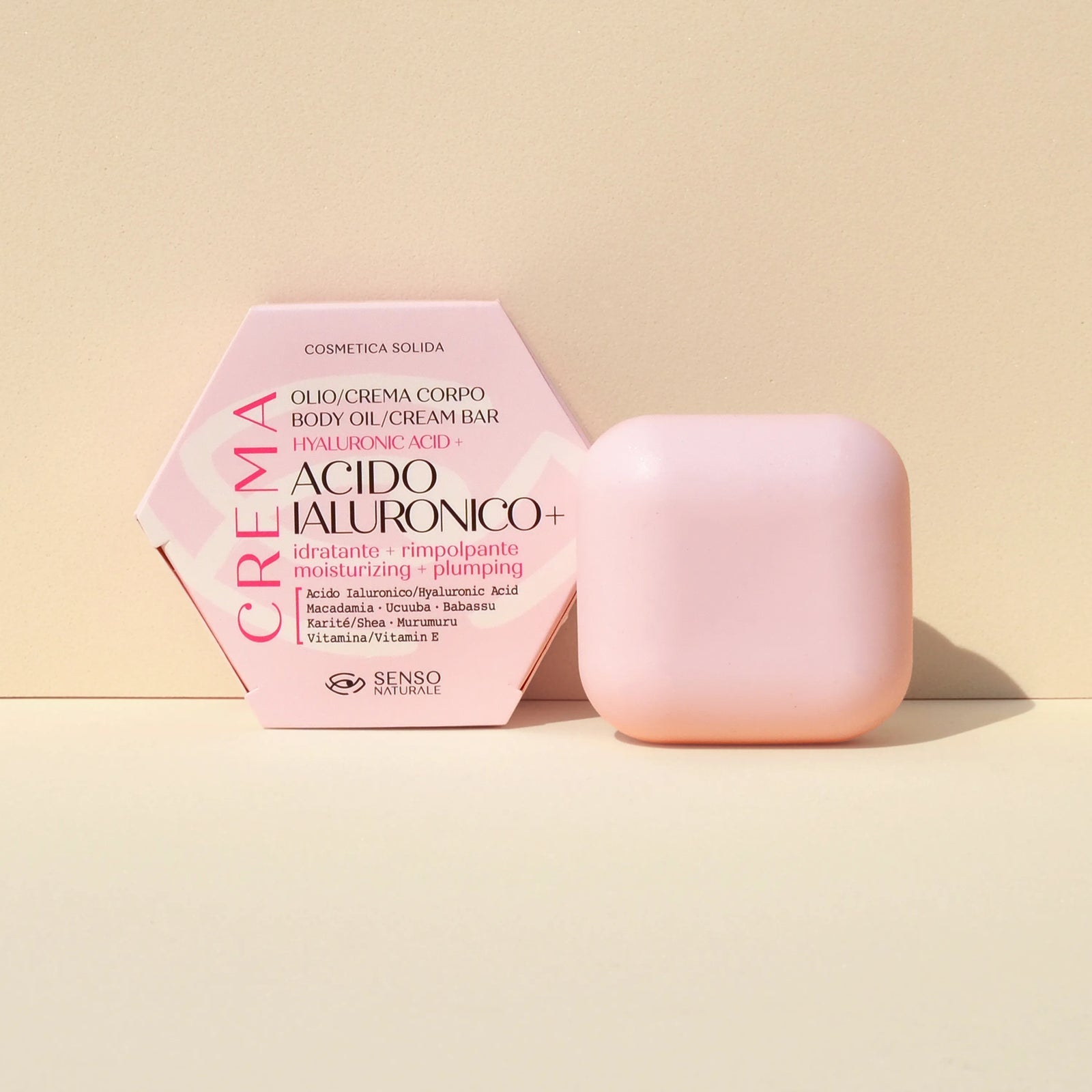 Olio corpo solido Acido Ialuronico - Senso Naturale