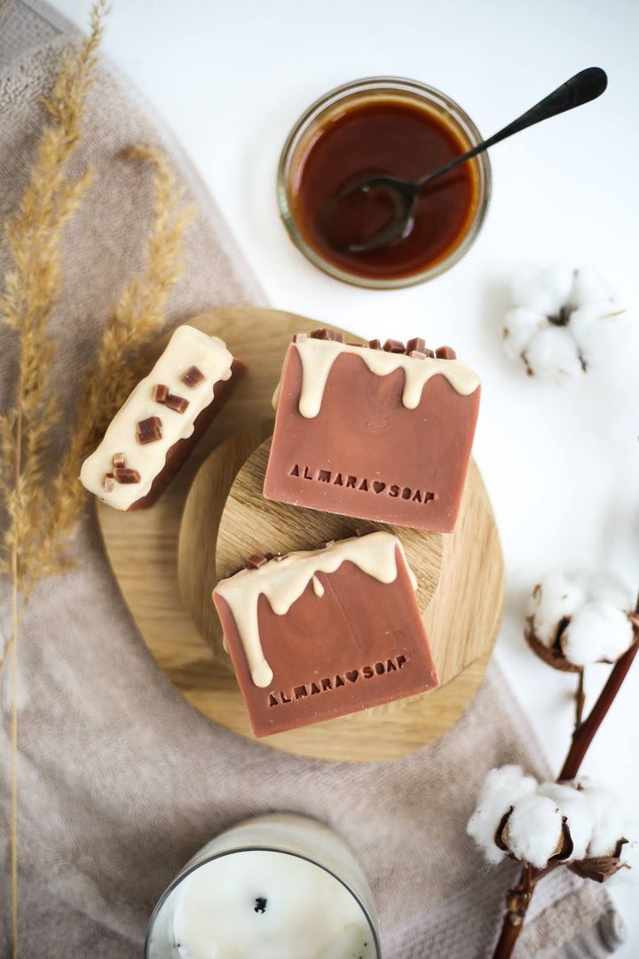 Sapone artigianale Caramel Cupcake - Almara Soap