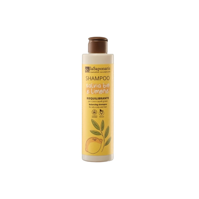 Shampoo bio riequilibrante (capelli grassi) - La Saponaria