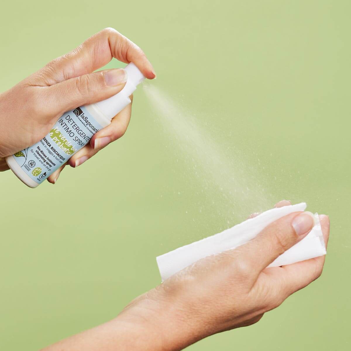 Detergente intimo spray senza risciacquo - La Saponaria