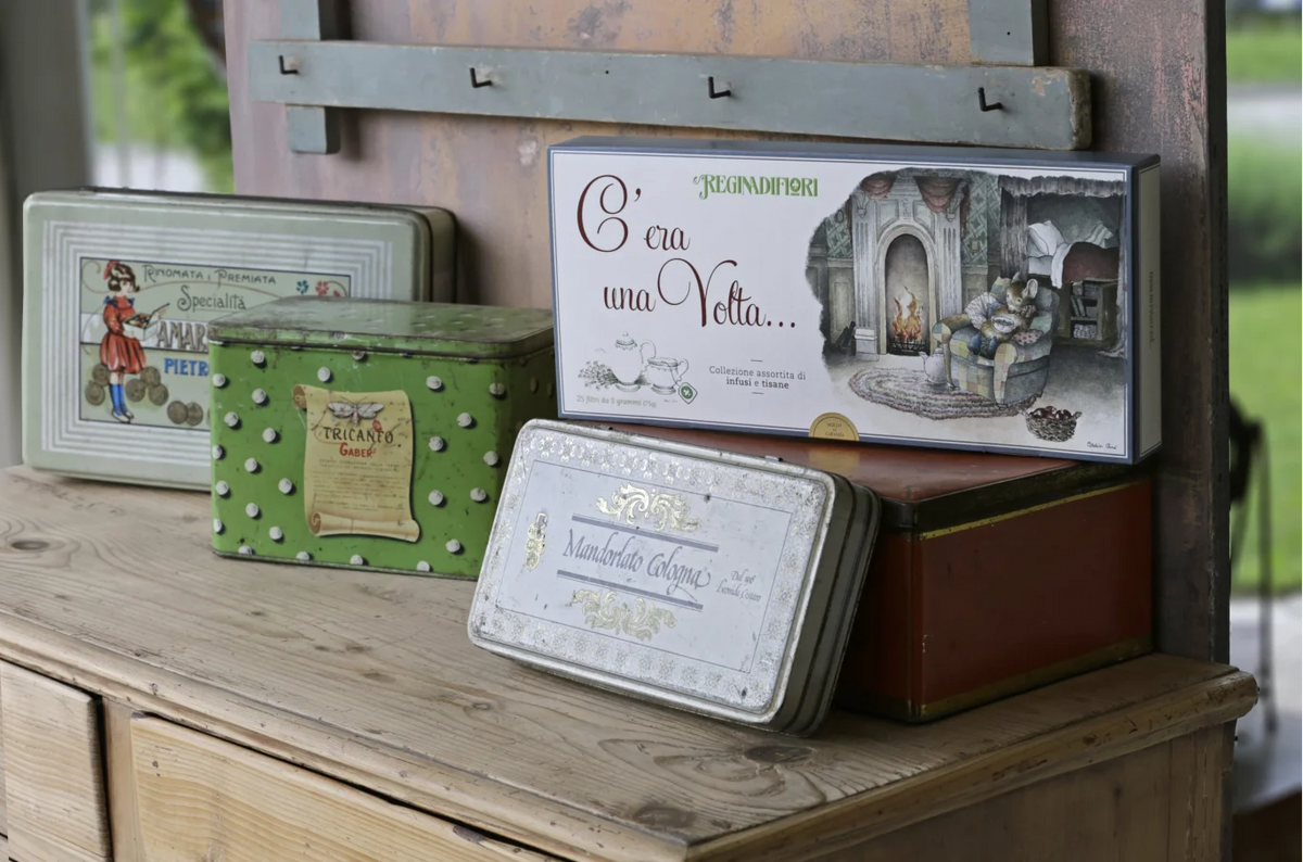 Confezione con Tisane assortite "C'era Una Volta" - Regina di Fiori
