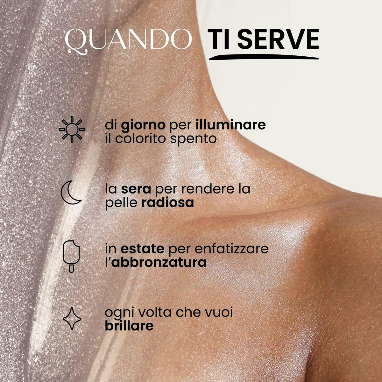 Olio corpo solido Crystal Glow - Senso Naturale
