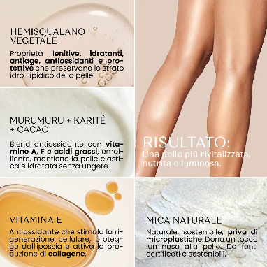Olio corpo solido Crystal Glow - Senso Naturale