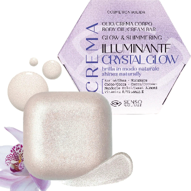 Olio corpo solido Crystal Glow - Senso Naturale