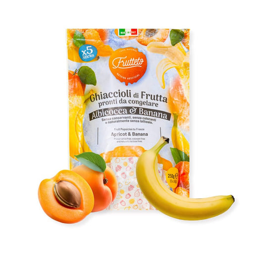 Ghiaccioli 100% frutta Banana&Albicocca - Frutteto