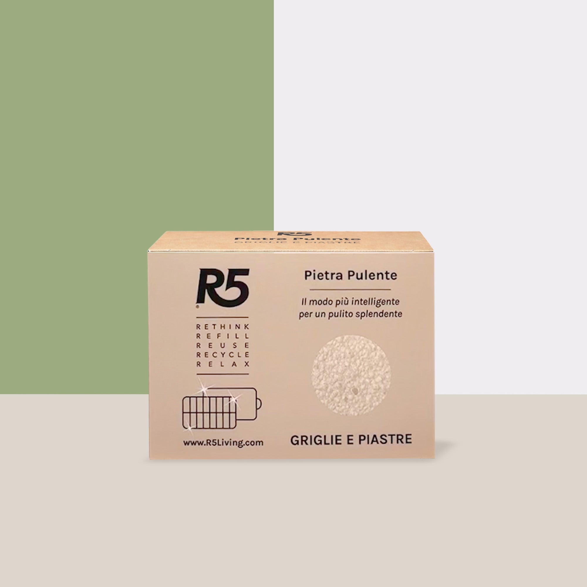 Pietra Pulente per Griglie e Piastre - R5