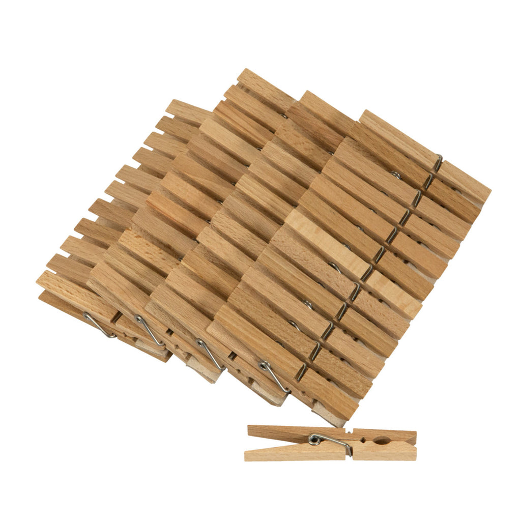 Mollette in legno (set da 48pz)
