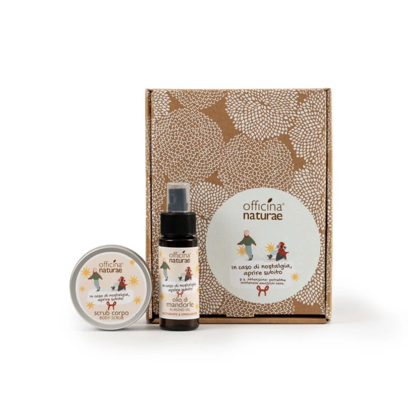 Box regalo Scrub Corpo e Olio di Mandorle - Officina Naturae