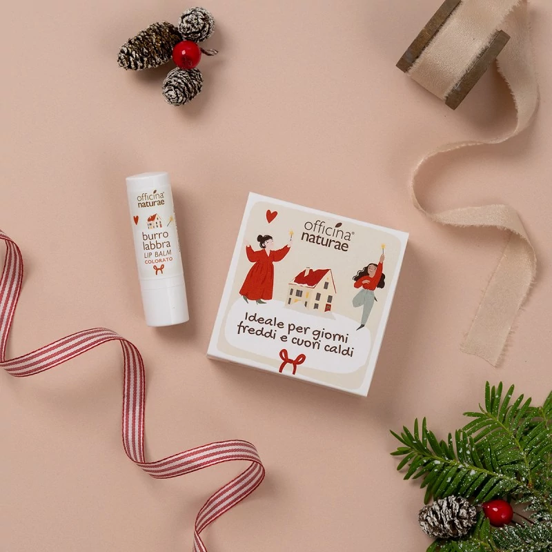 Box regalo Burro Labbra Colorato - Officina Naturae