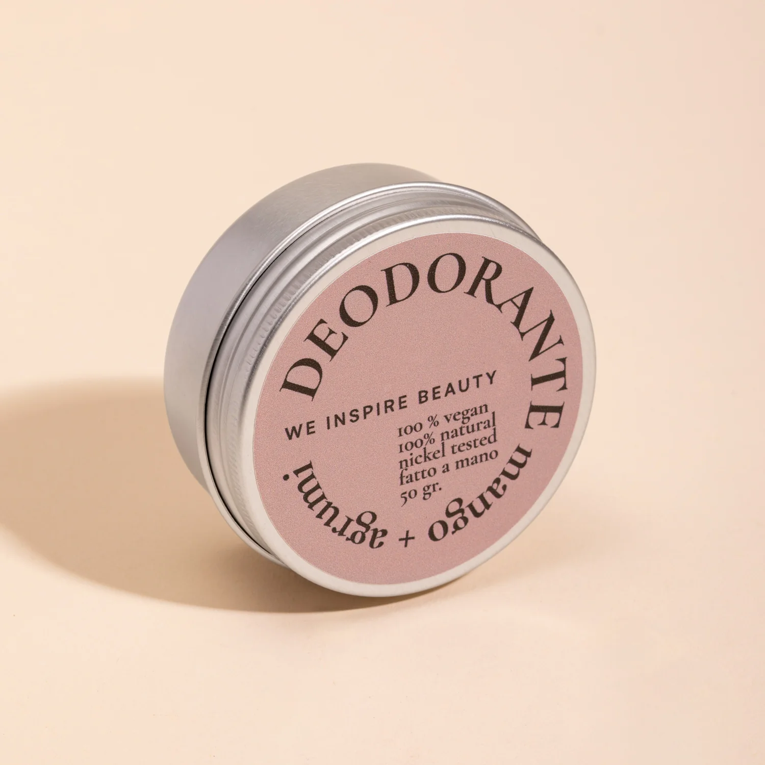 Deodorante naturale Mango e Agrumi (senza bicarbonato) - We Inspire Beauty
