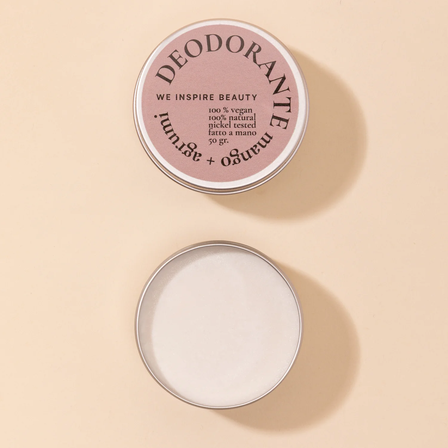Deodorante naturale Mango e Agrumi (senza bicarbonato) - We Inspire Beauty