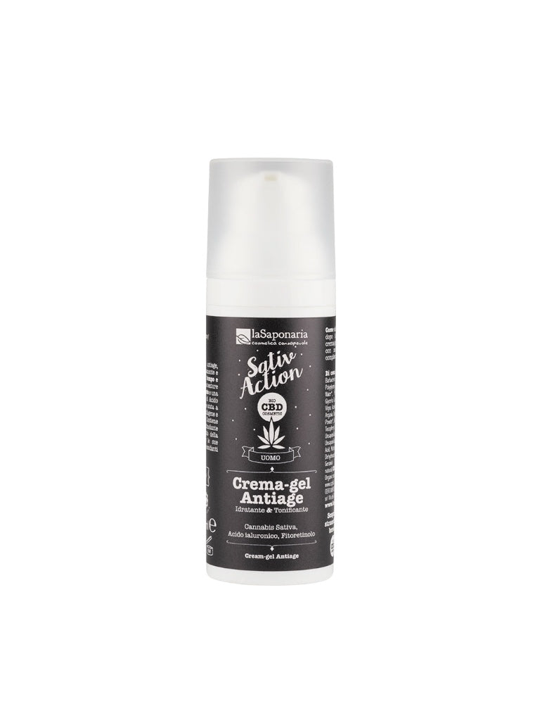 Crema-gel viso antiage uomo - La Saponaria