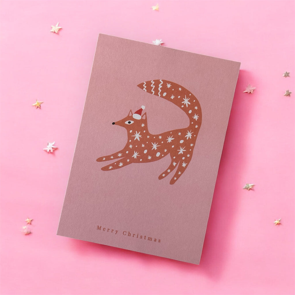 Biglietto auguri natalizio "Merry Christmas"