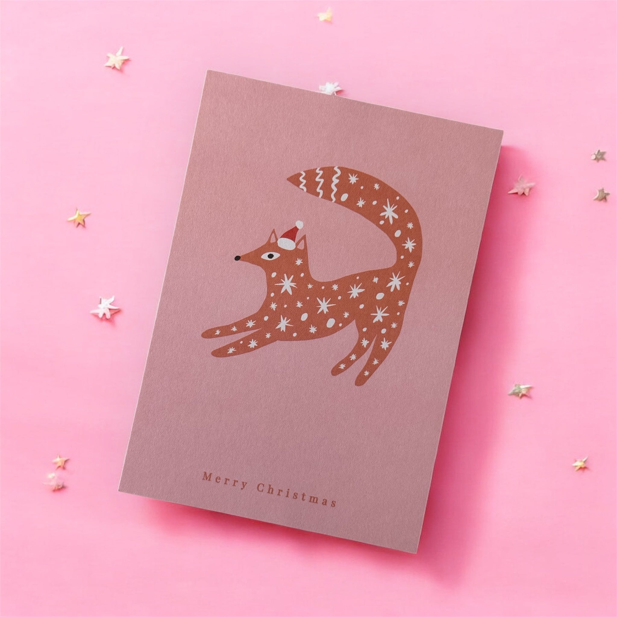 Biglietto auguri natalizio "Merry Christmas"