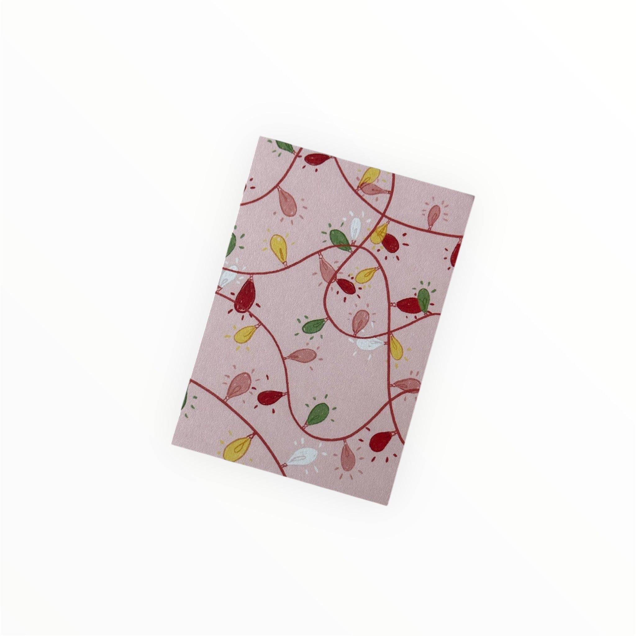 Biglietto auguri natalizio Lucine di Natale