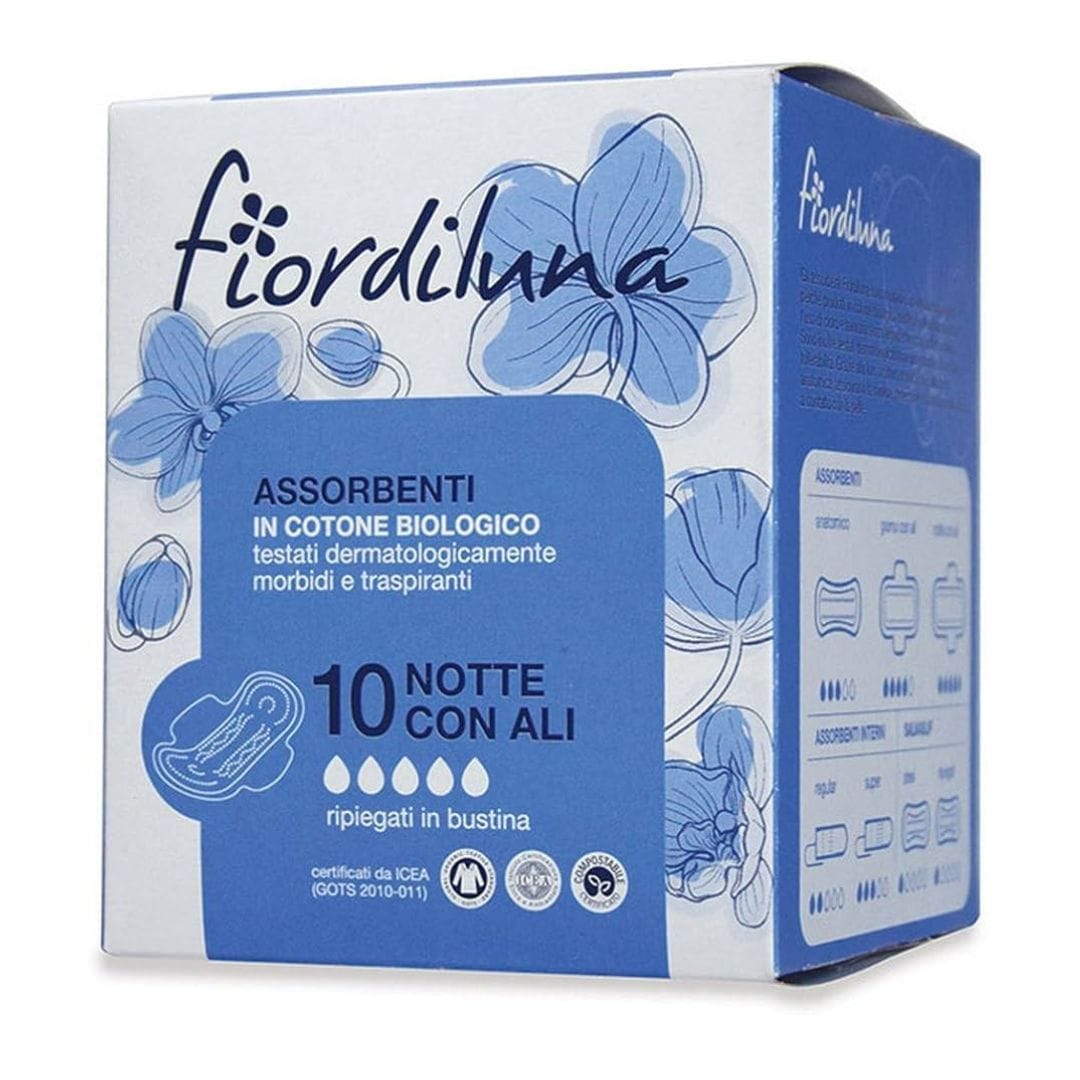 Assorbenti notte con ali - Fiordiluna