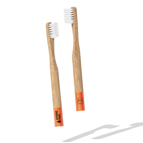 Spazzolino in bambù per bambini (set 2pz) - Hydrophil