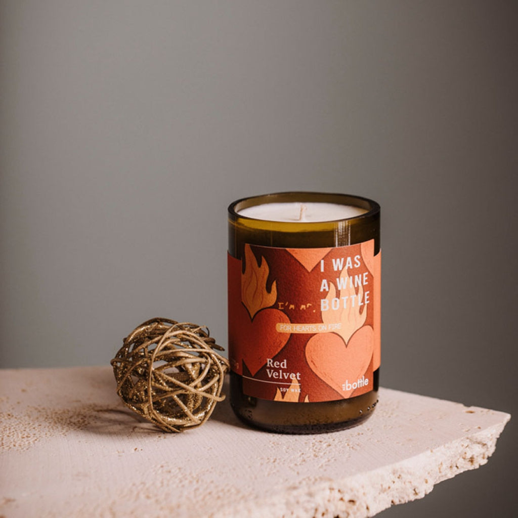 Candela in cera di soia Red Velvet