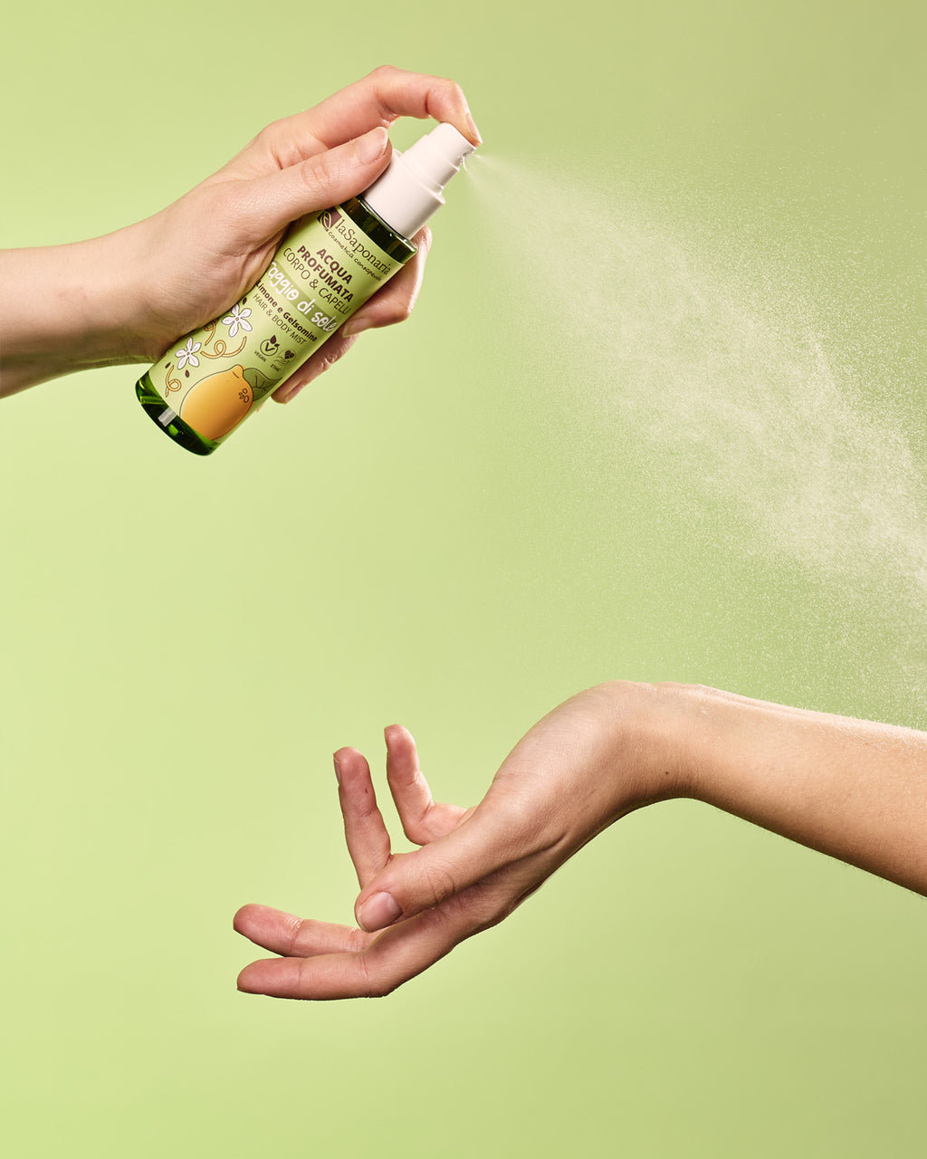 Acqua profumata corpo e capelli Raggio di sole - La Saaponaria