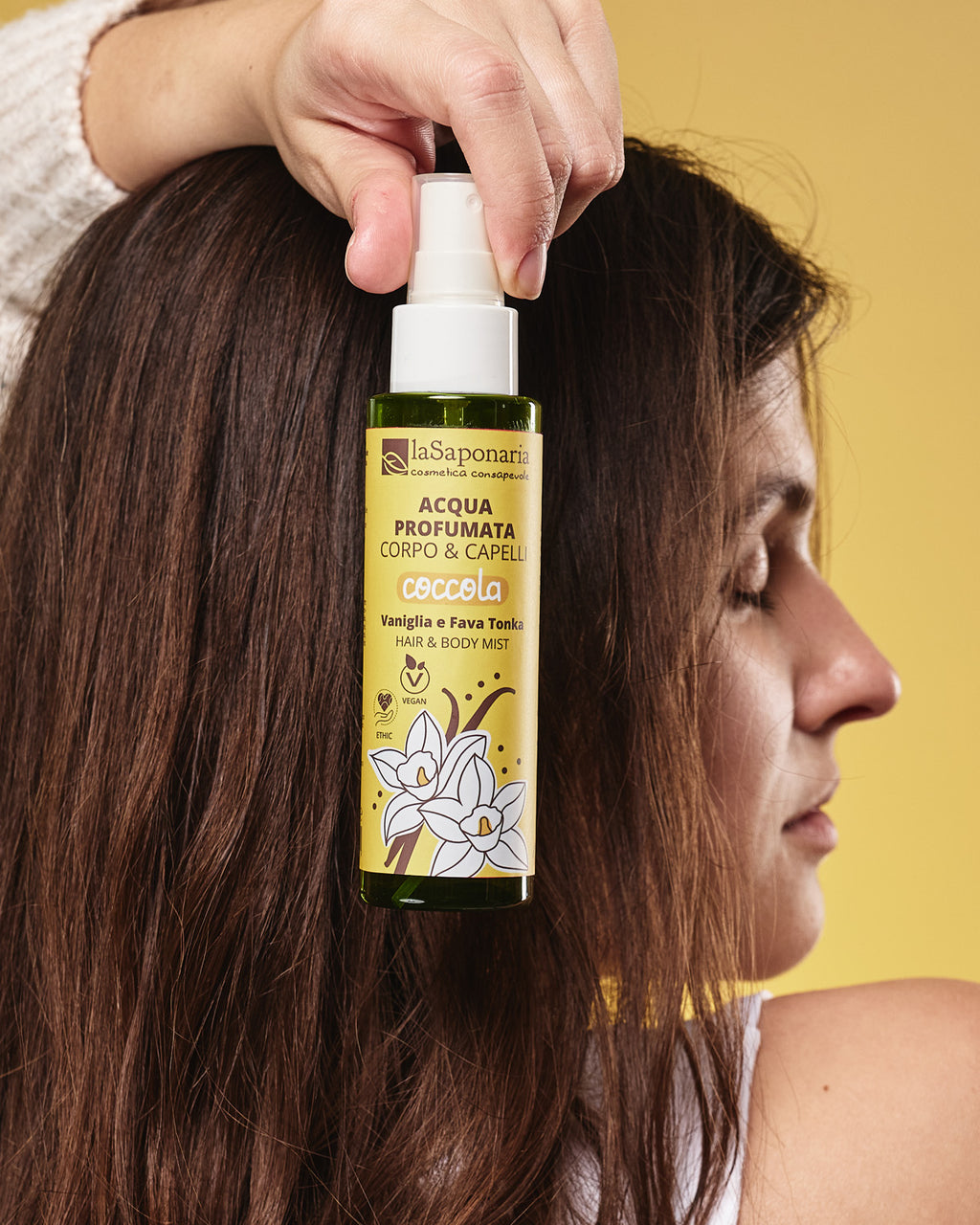Acqua profumata corpo e capelli Coccola - La Saponaria